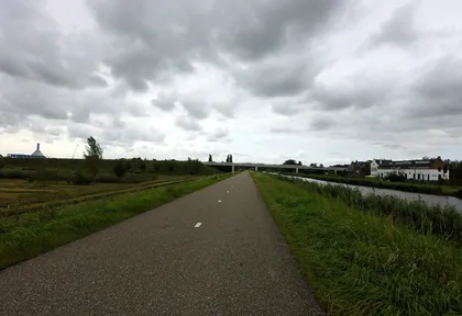 Route photo at kilometre 11.2