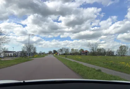 Route photo at kilometre 2.2