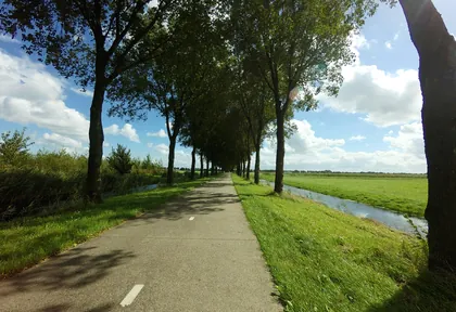 Route photo at kilometre 4.6