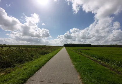 Route photo at kilometre 4.5