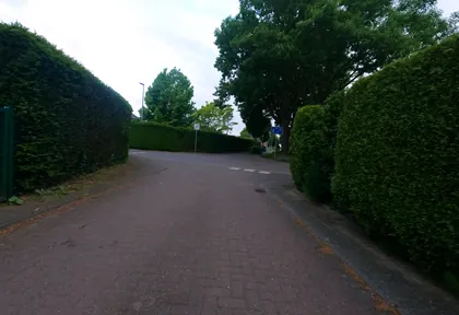 Streckenfoto bei Kilometer 9,4