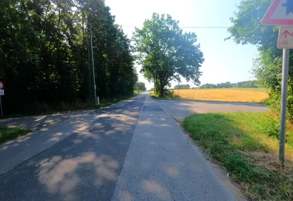 Streckenfoto bei Kilometer 16,4