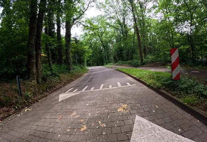Streckenfoto bei Kilometer 14,4