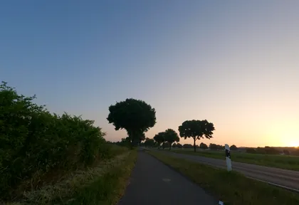 Streckenfoto bei Kilometer 12,6