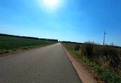 Streckenfoto bei Kilometer 27,8