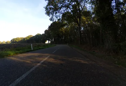 Routefoto bij kilometer 24,4