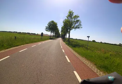 Routefoto bij kilometer 20,2
