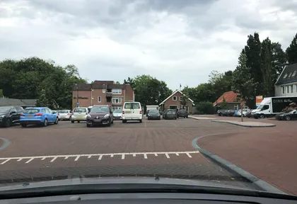 Routefoto bij kilometer 13,3