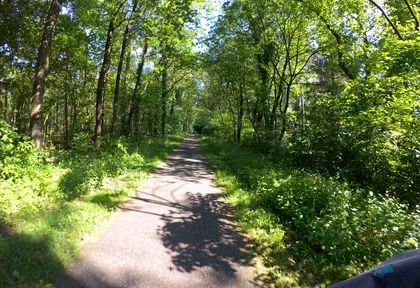 Routefoto bij kilometer 28,1