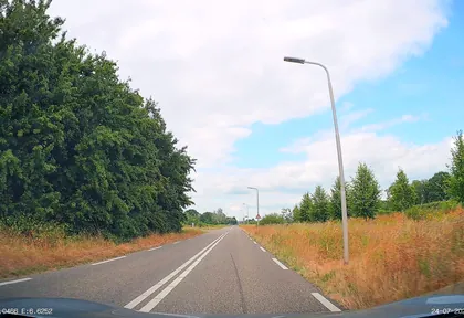 Routefoto bij kilometer 14,3