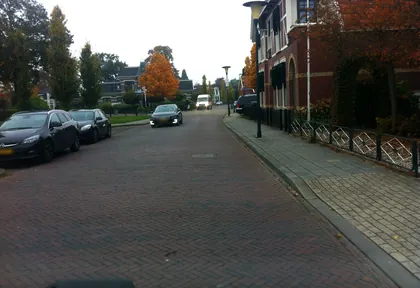 Routefoto bij kilometer 31,4