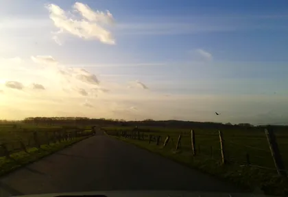 Streckenfoto der Route Xanten, Rhein und Burgenseen