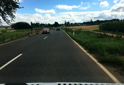 Streckenfoto bei Kilometer 1