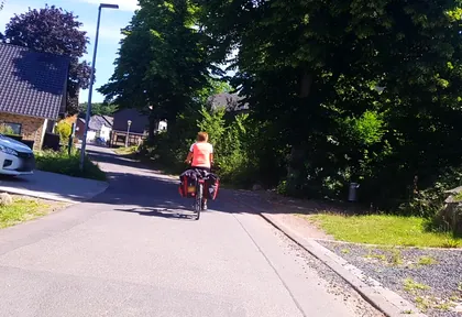 Streckenfoto bei Kilometer 18,7