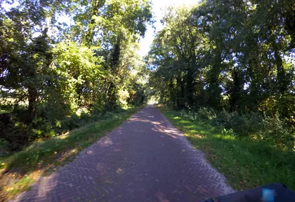 Route photo at kilometre 17.2