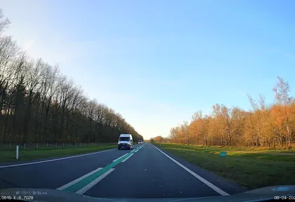 Route photo at kilometre 26.6