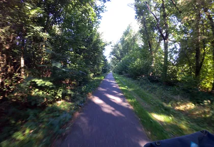 Route photo at kilometre 21.2