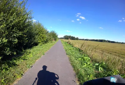 Route photo at kilometre 16