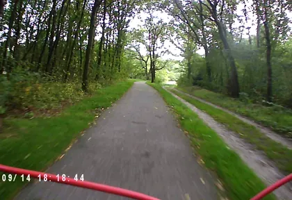 Route photo at kilometre 3.2