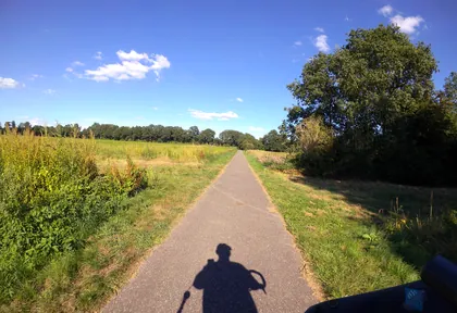 Route photo at kilometre 16.8